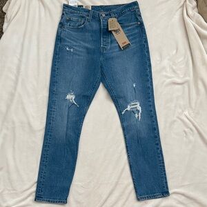 Levi's Women's Blue Straight Jeans